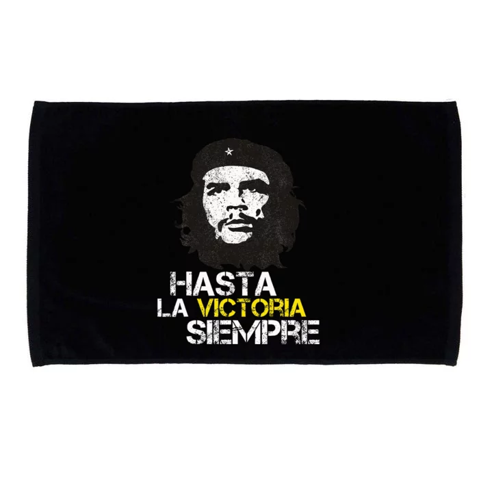 Che Guevara Hasta La Victoria Siempre Cuban Vintage Microfiber Hand Towel