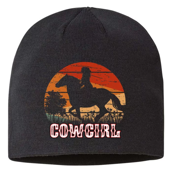 Cowgirl Girl Horse Riding 8 1/2in Sustainable Knit Beanie