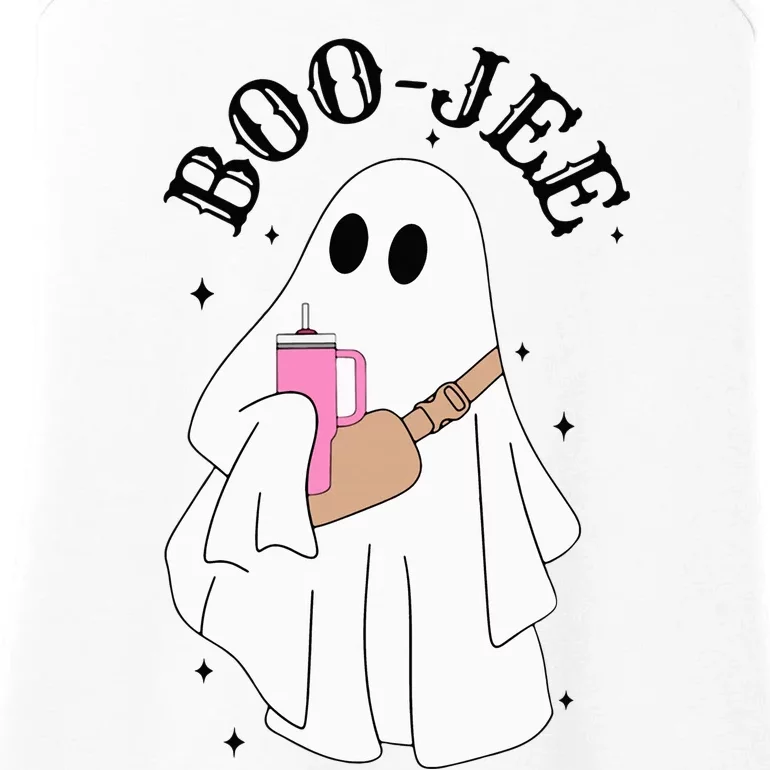 Cute Ghost Halloween Costume Boujee BooJee Spooky Season Ladies Essential Tank