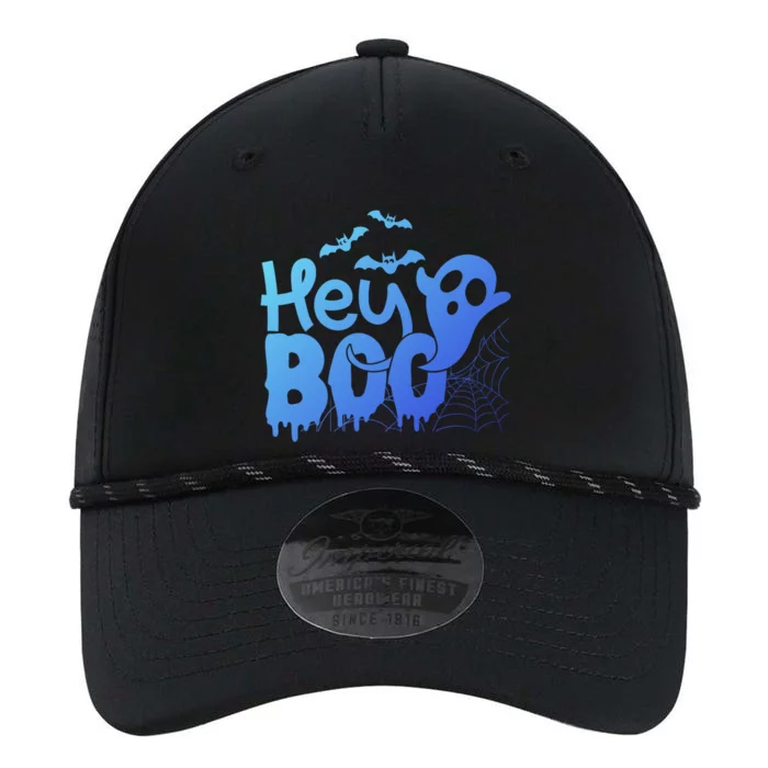 Cute Ghost Halloween Face Hey Boo Funny Halloween Gift Performance The Dyno Cap