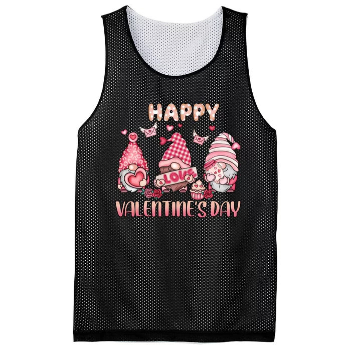 Cute Gnomies Happy Valentines Day Gift Mesh Reversible Basketball Jersey Tank