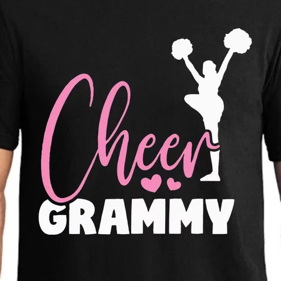 Cheer Grammy Heart Funny Cheerleader Pajama Set