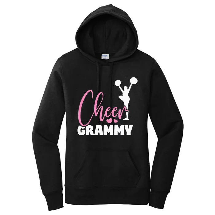 Cheer Grammy Heart Funny Cheerleader Women's Pullover Hoodie