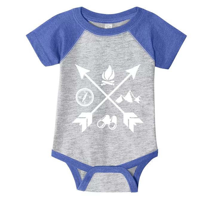 Camping Gift Happy Camper Gift Infant Baby Jersey Bodysuit