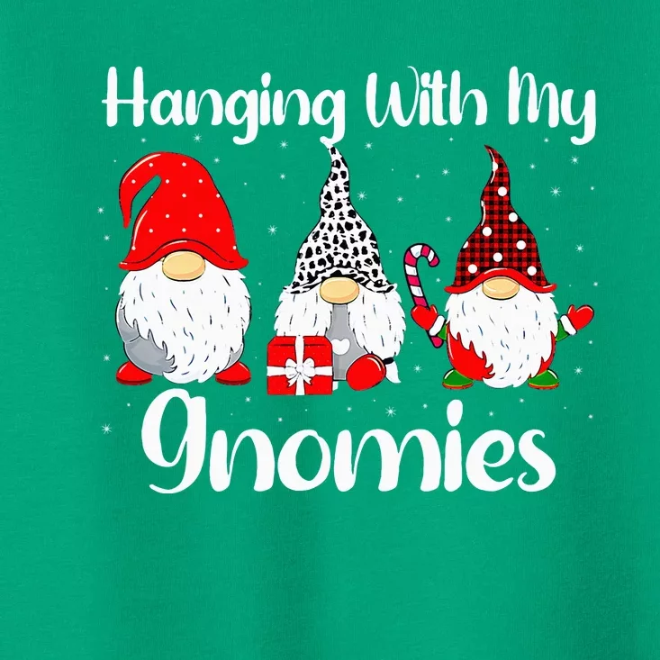 Christmas Gnome Hanging With My Gnomies Family Pajamas Toddler T-Shirt