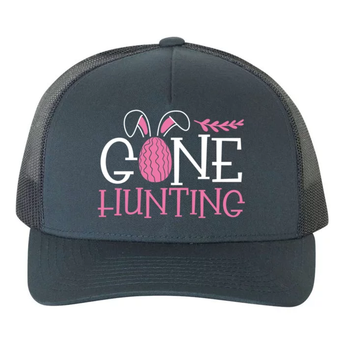 Cute Gone Hunting Easter Egg Bunny Graphic Gift Yupoong Adult 5-Panel Trucker Hat