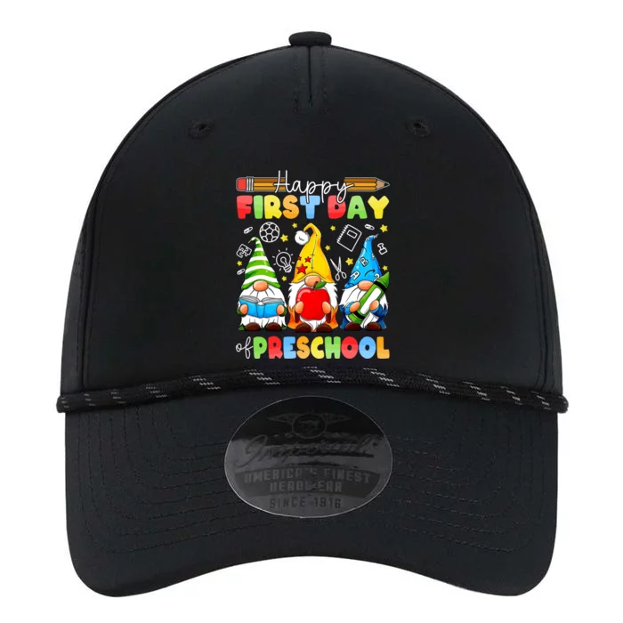 Cute Gnomes Happy First Day Of Preschool Teacher Students Gift Performance The Dyno Cap