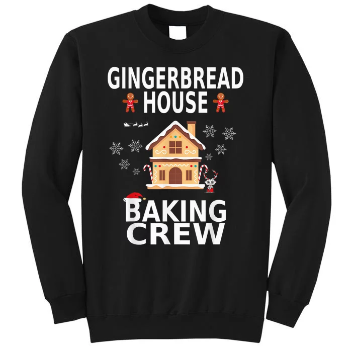 Christmas Gingerbread House Baking Crew Pajamas Matching Kid Tall Sweatshirt