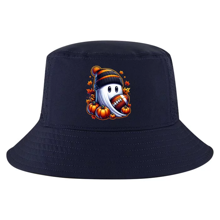 Cute Ghost Halloween Ghost Football Funny Ghost Cool Gift Cool Comfort Performance Bucket Hat