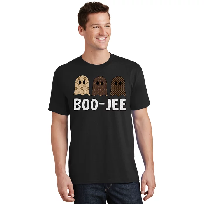 Cute Ghost Halloween Costume Boujee BooJee Spooky Season T-Shirt