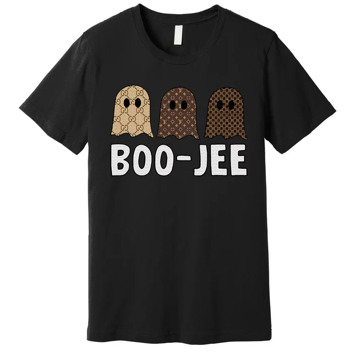 Cute Ghost Halloween Costume Boujee BooJee Spooky Season Premium T-Shirt