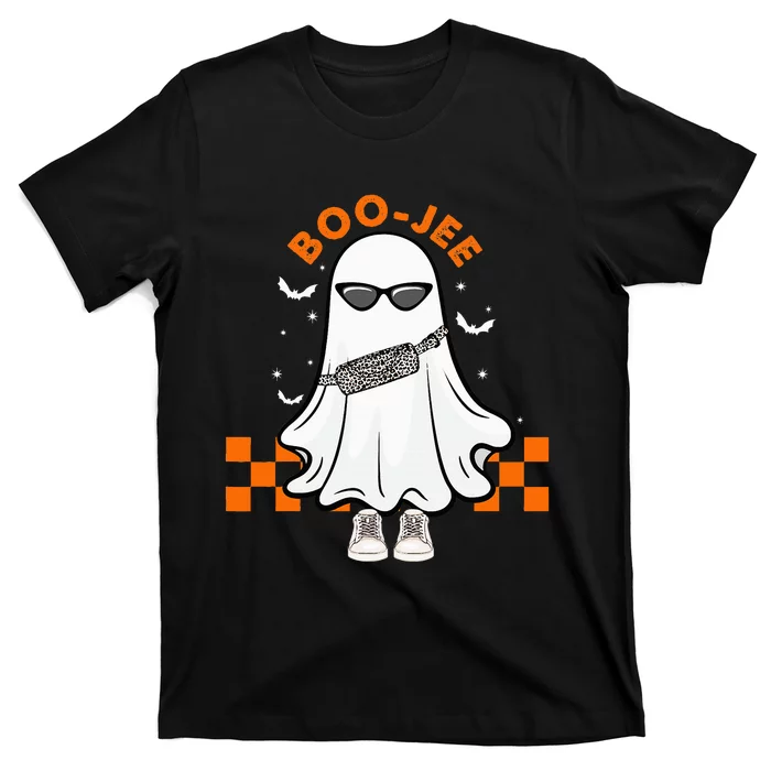 Cute Ghost Halloween Costume Spooky Season Boujee BooJee T-Shirt