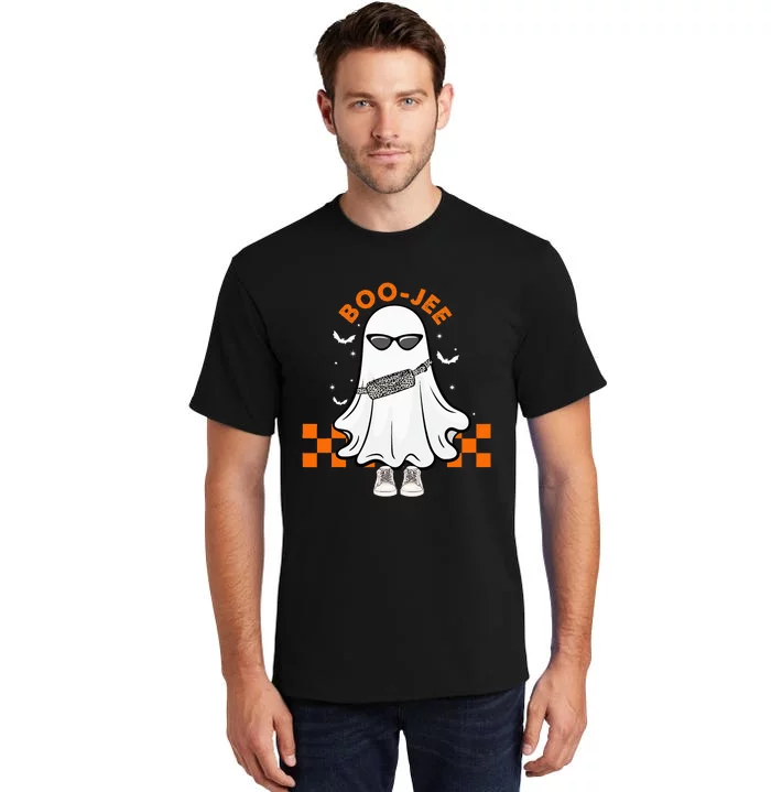 Cute Ghost Halloween Costume Spooky Season Boujee BooJee Tall T-Shirt