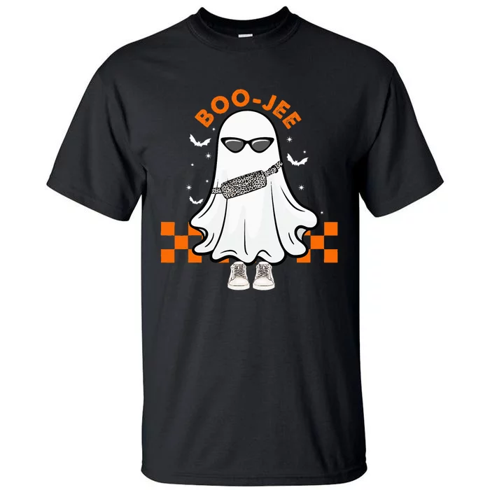 Cute Ghost Halloween Costume Spooky Season Boujee BooJee Tall T-Shirt