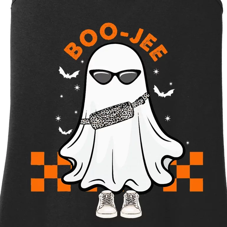 Cute Ghost Halloween Costume Spooky Season Boujee BooJee Ladies Essential Tank