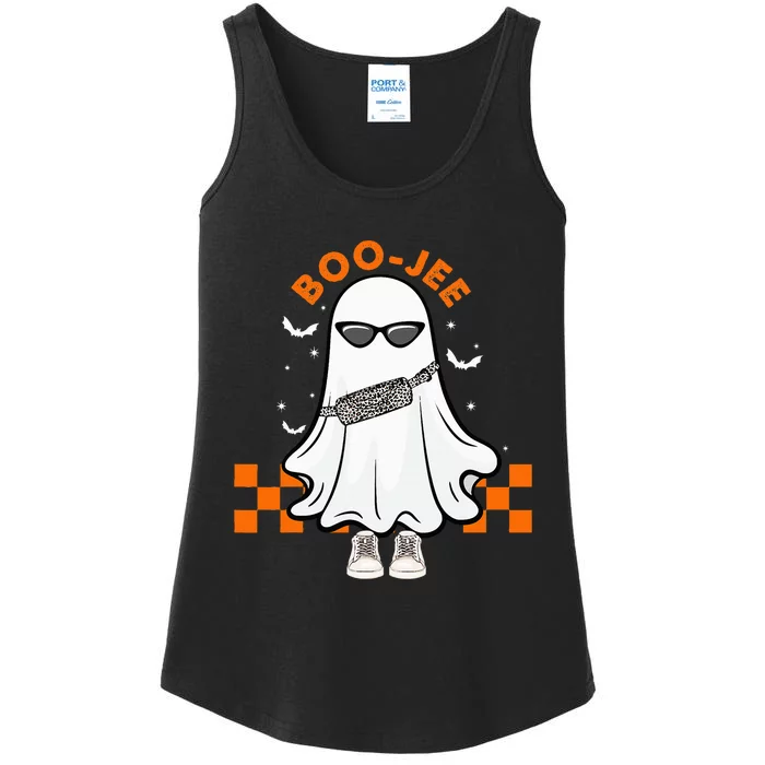 Cute Ghost Halloween Costume Spooky Season Boujee BooJee Ladies Essential Tank