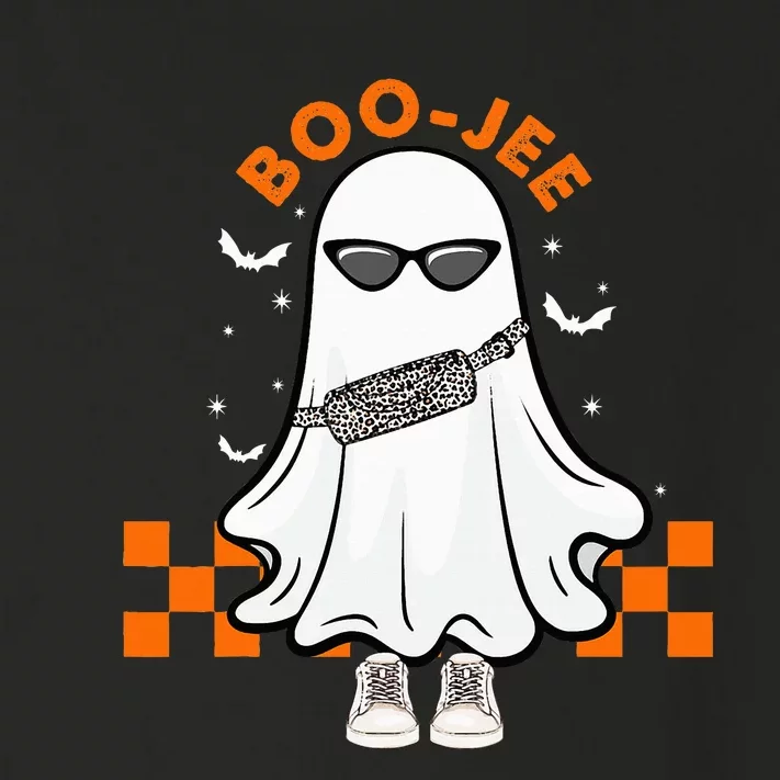 Cute Ghost Halloween Costume Spooky Season Boujee BooJee Toddler Long Sleeve Shirt