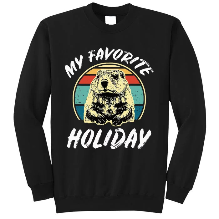 Cute Groundhog Holiday Sweatshirt