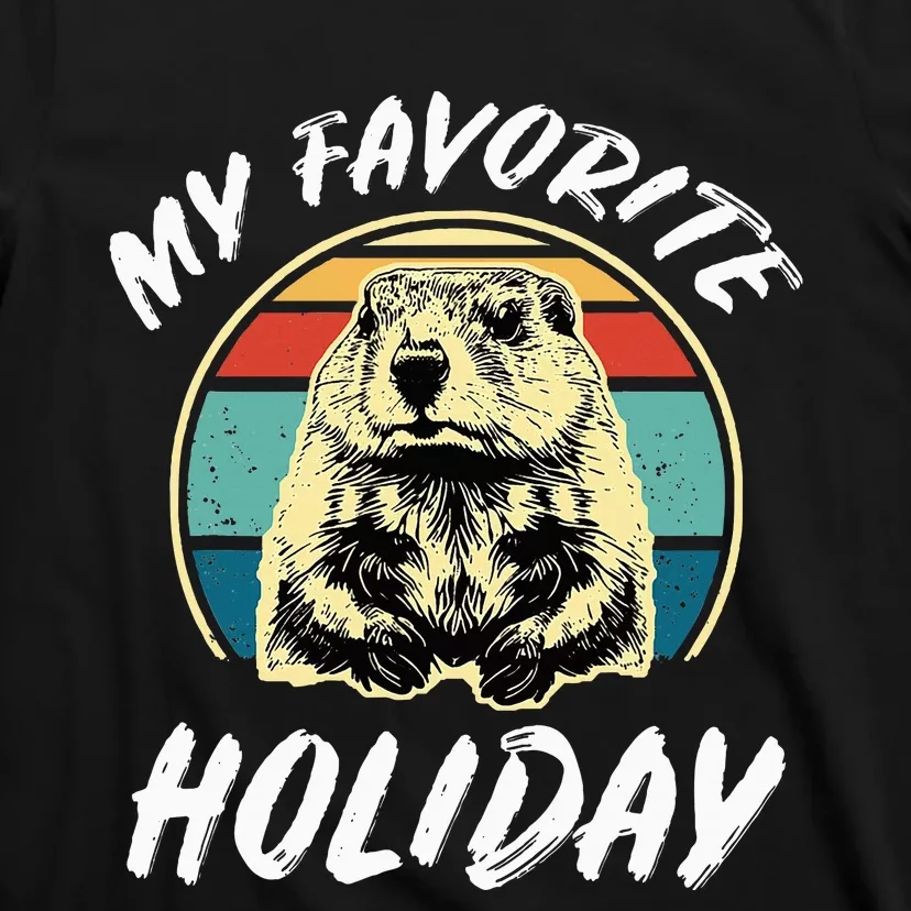 Cute Groundhog Holiday T-Shirt