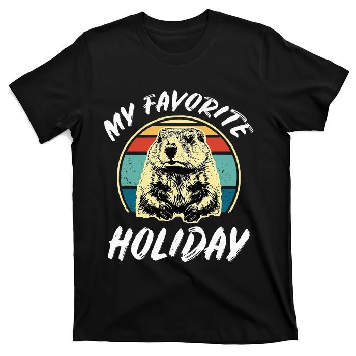 Cute Groundhog Holiday T-Shirt