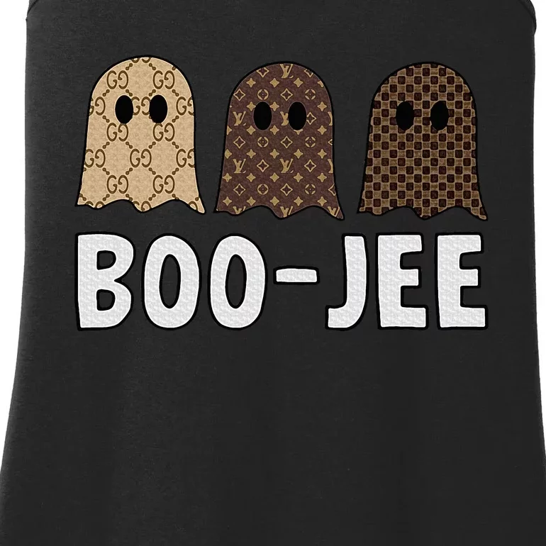 Cute Ghost Halloween Costume Boujee BooJee Spooky Season Ladies Essential Tank