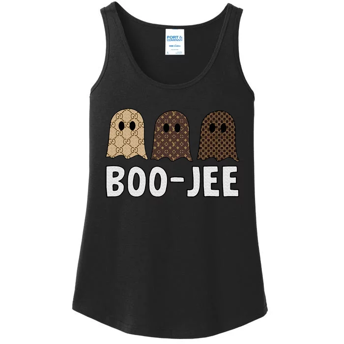 Cute Ghost Halloween Costume Boujee BooJee Spooky Season Ladies Essential Tank