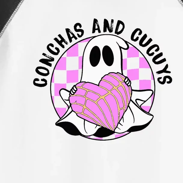 Cute Ghost Holding Pink Heart Halloween Conchas And Cucuys Toddler Fine Jersey T-Shirt