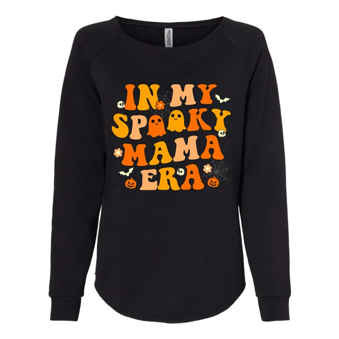 Cute Groovy Halloween Decorations In My Spooky Mama Era Cute Gift Womens California Wash Sweatshirt