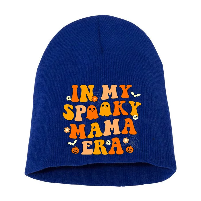 Cute Groovy Halloween Decorations In My Spooky Mama Era Cute Gift Short Acrylic Beanie