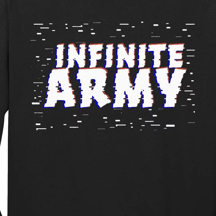 Caylus Gaming Infinite Army Logo Tall Long Sleeve T-Shirt