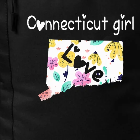 Connecticut Girl I Love Connecticut Home Daily Commute Backpack