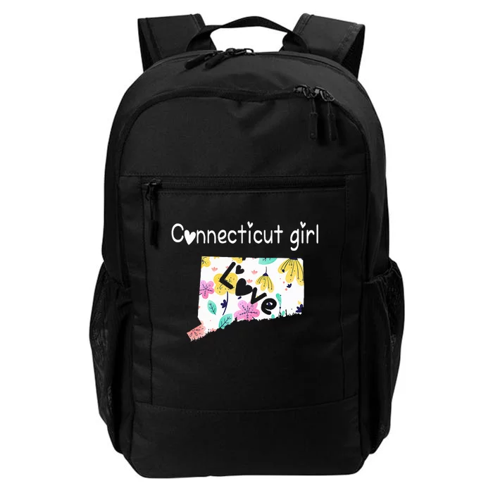 Connecticut Girl I Love Connecticut Home Daily Commute Backpack