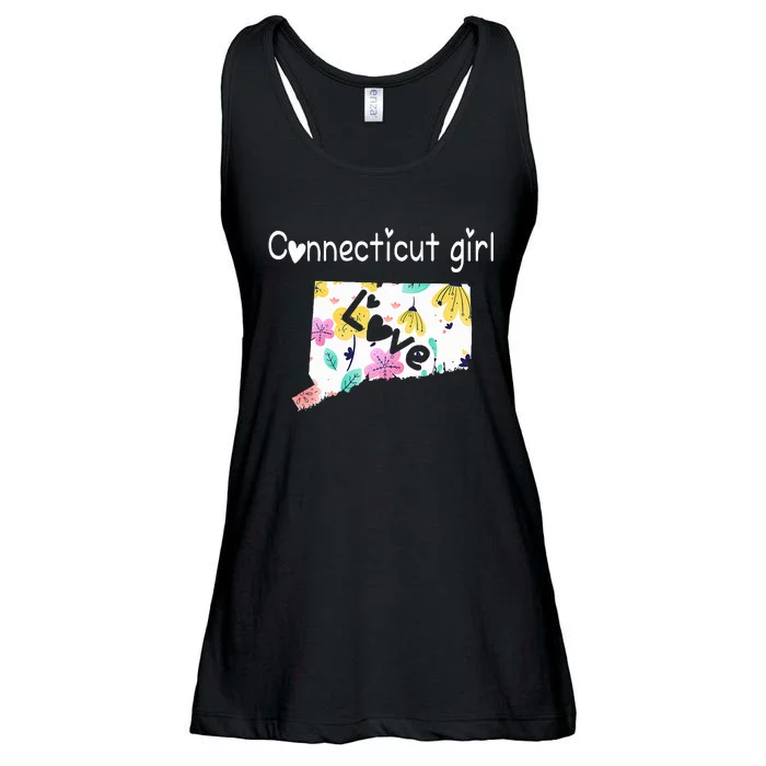 Connecticut Girl I Love Connecticut Home Ladies Essential Flowy Tank