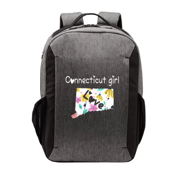 Connecticut Girl I Love Connecticut Home Vector Backpack