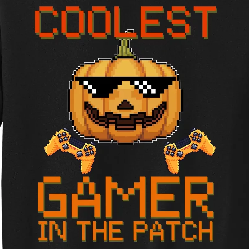 Coolest Gamer In The Patch Pumpkin Halloween Sweatshirt