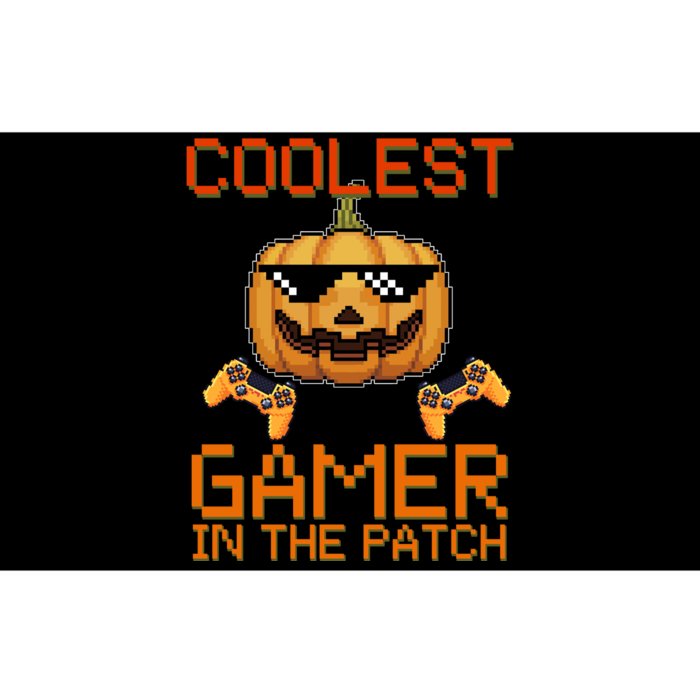 Coolest Gamer In The Patch Pumpkin Halloween Bumper Sticker