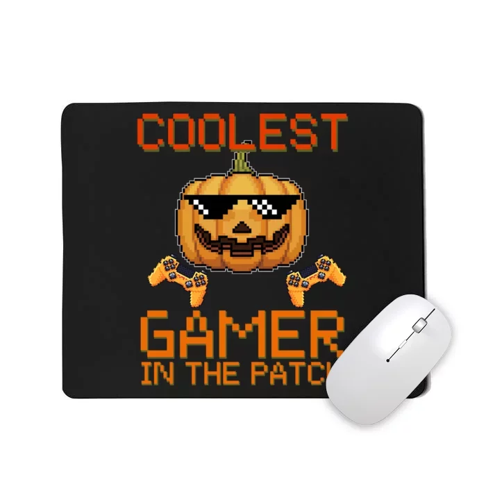 Coolest Gamer In The Patch Pumpkin Halloween Mousepad