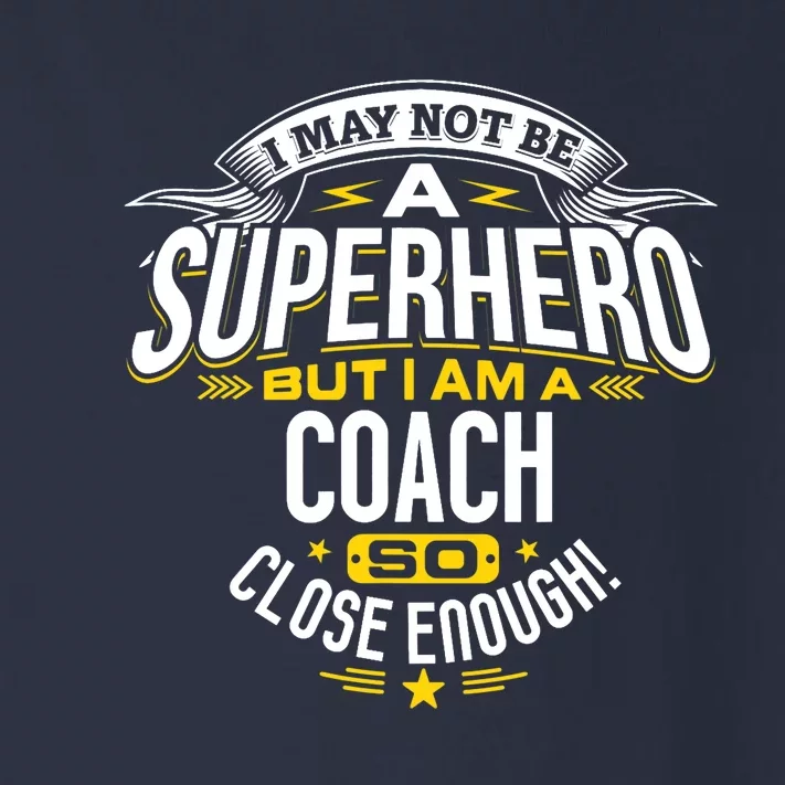 Coach Gift Idea Superhero Coach For Coaches Toddler Long Sleeve Shirt