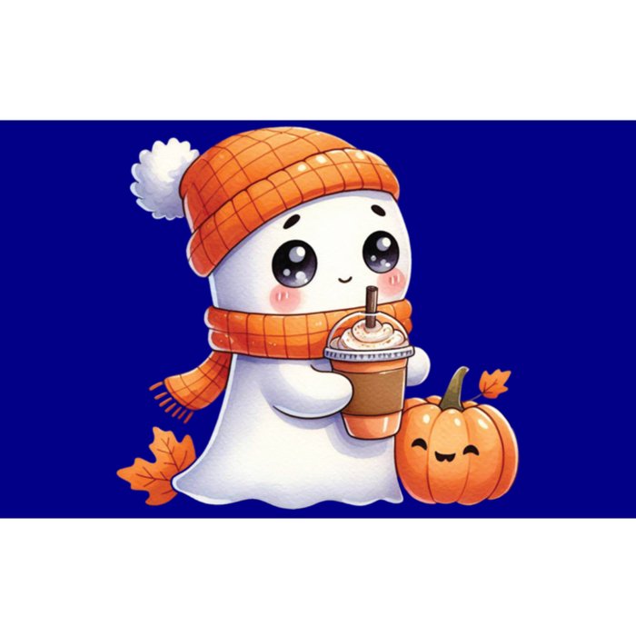 Cute Ghost Ing Coffee Halloween Pumpkin Spice Gift Bumper Sticker