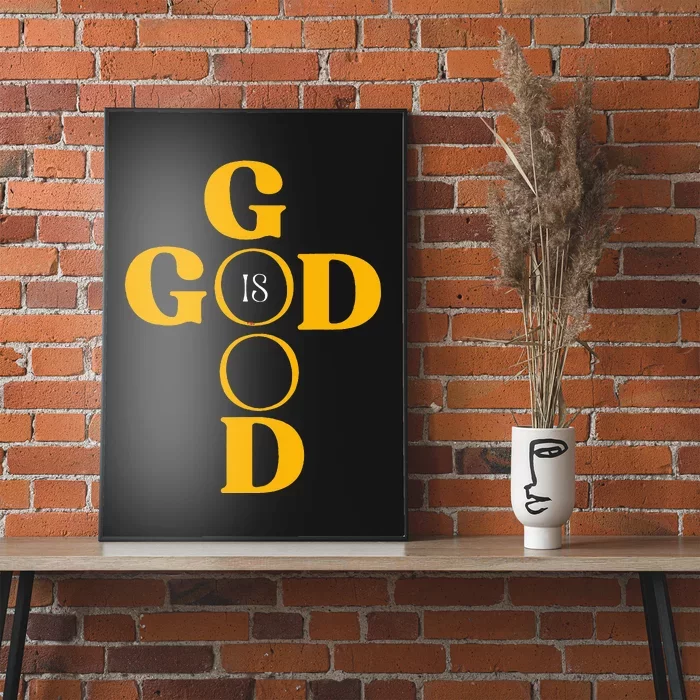 Christian God Is Good Vintage Poster