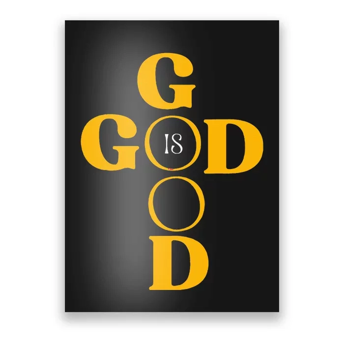 Christian God Is Good Vintage Poster