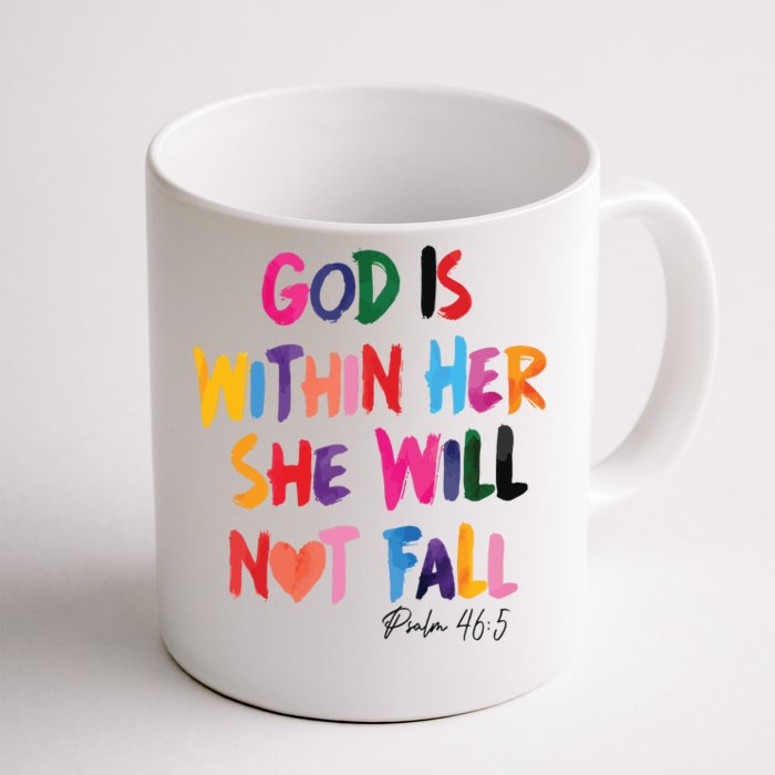 Christian God Is Within Her She Will Not Fall Christian Bible Coffee Mug