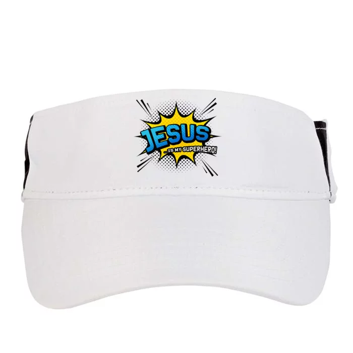 Christian Gift Jesus Is My Superhero Fun Comic Book Adult Drive Performance Visor