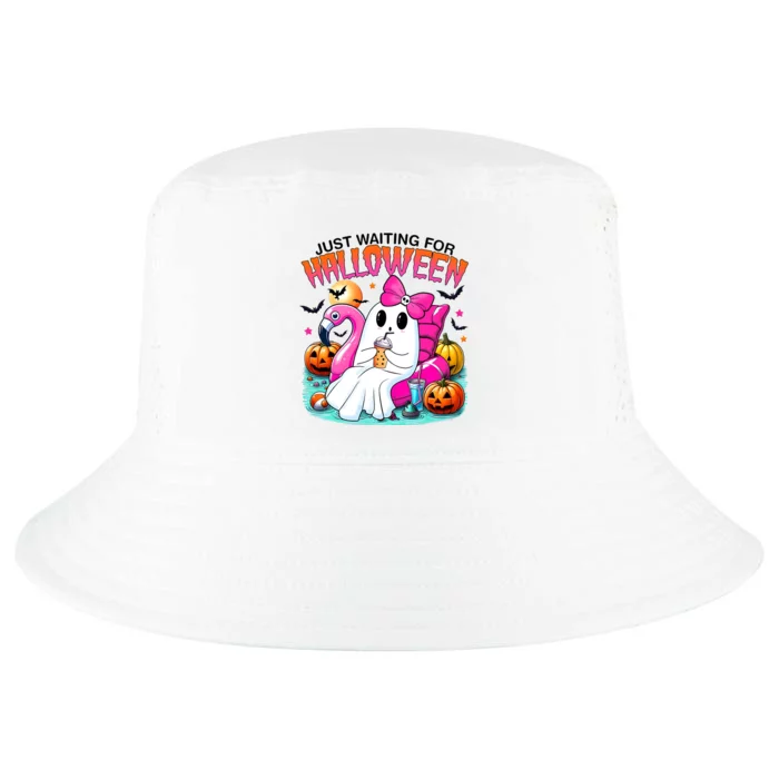 Cute Ghost Just Waiting For Halloween Cool Comfort Performance Bucket Hat