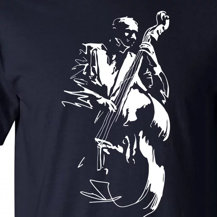 Cool Graphic Jazz Lovers Upright Bass Player Tall T-Shirt