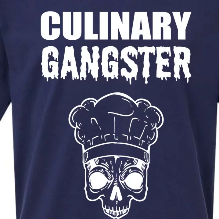 Culinary Gangster Kitchen Ager Gift Sueded Cloud Jersey T-Shirt