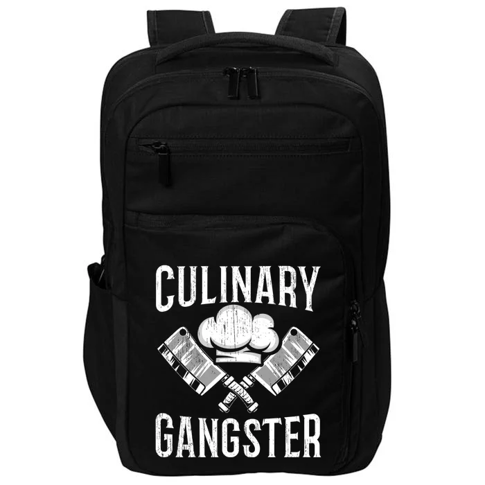 Culinary Gangster Kitchen Chef Cool Gift Impact Tech Backpack