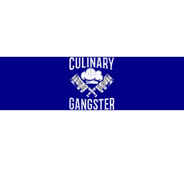 Culinary Gangster Kitchen Chef Cool Gift Bumper Sticker