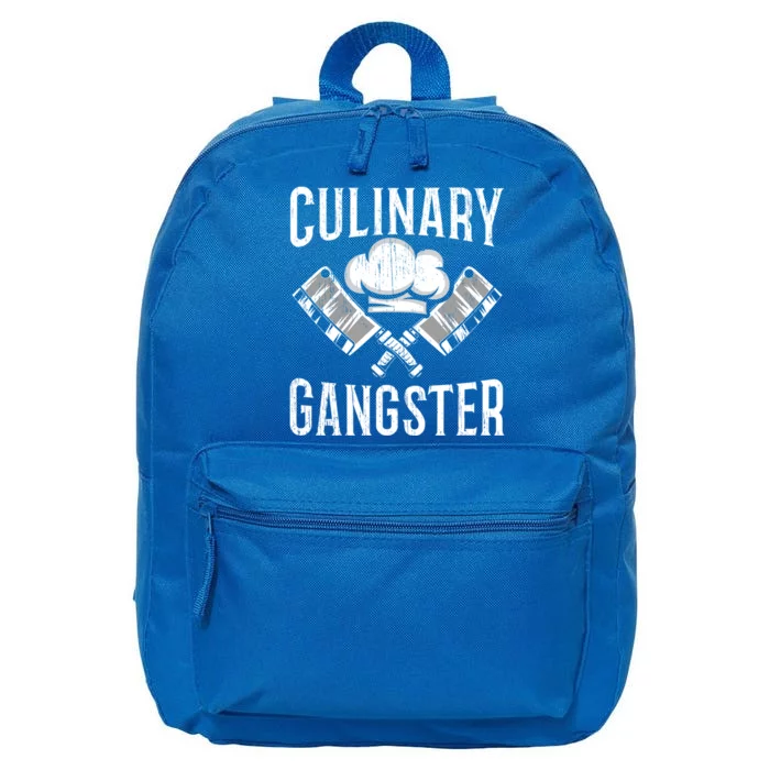 Culinary Gangster Kitchen Chef Cool Gift 16 in Basic Backpack