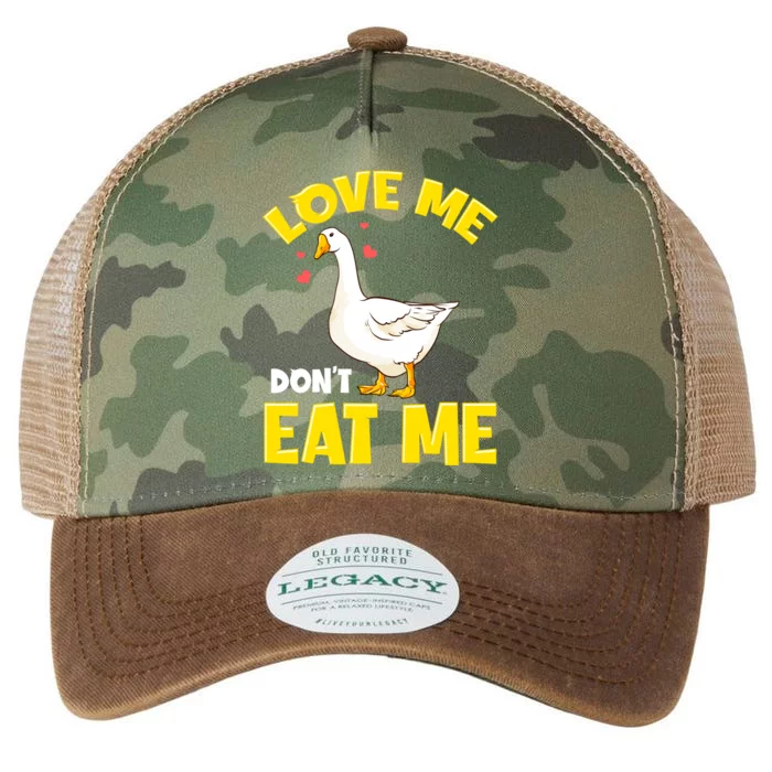 Canada Geese Love Me Don't Eat Me Goose Ducks Gift Legacy Tie Dye Trucker Hat